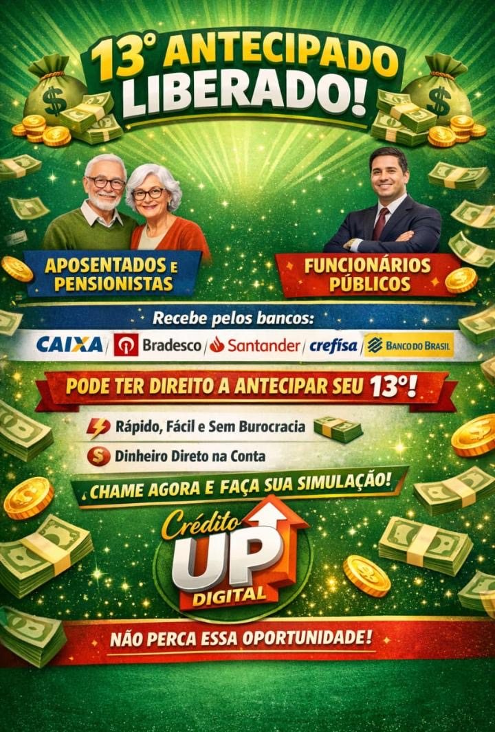 Campanha décimo terceiro antecipado